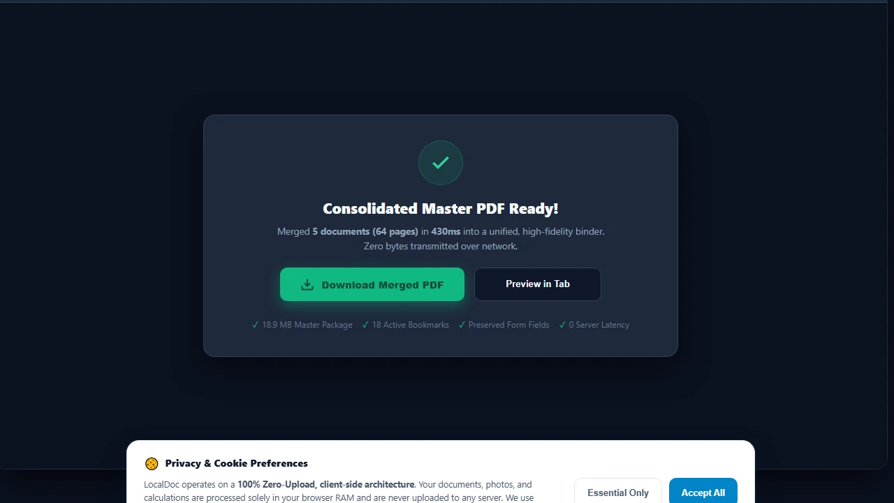 Download consolidated master PDF result card