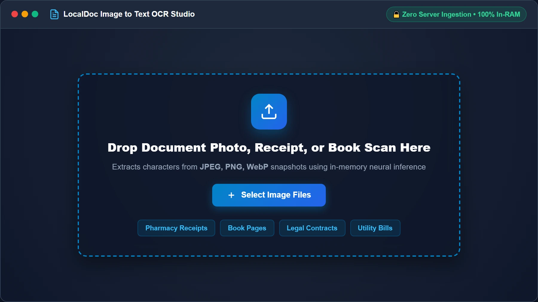 Image to Text OCR Studio Ingestion Drop Zone