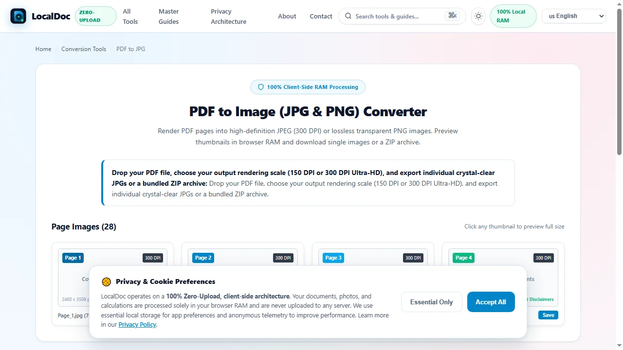 Inspect rendered page thumbnails and verify 6-point footnote legibility