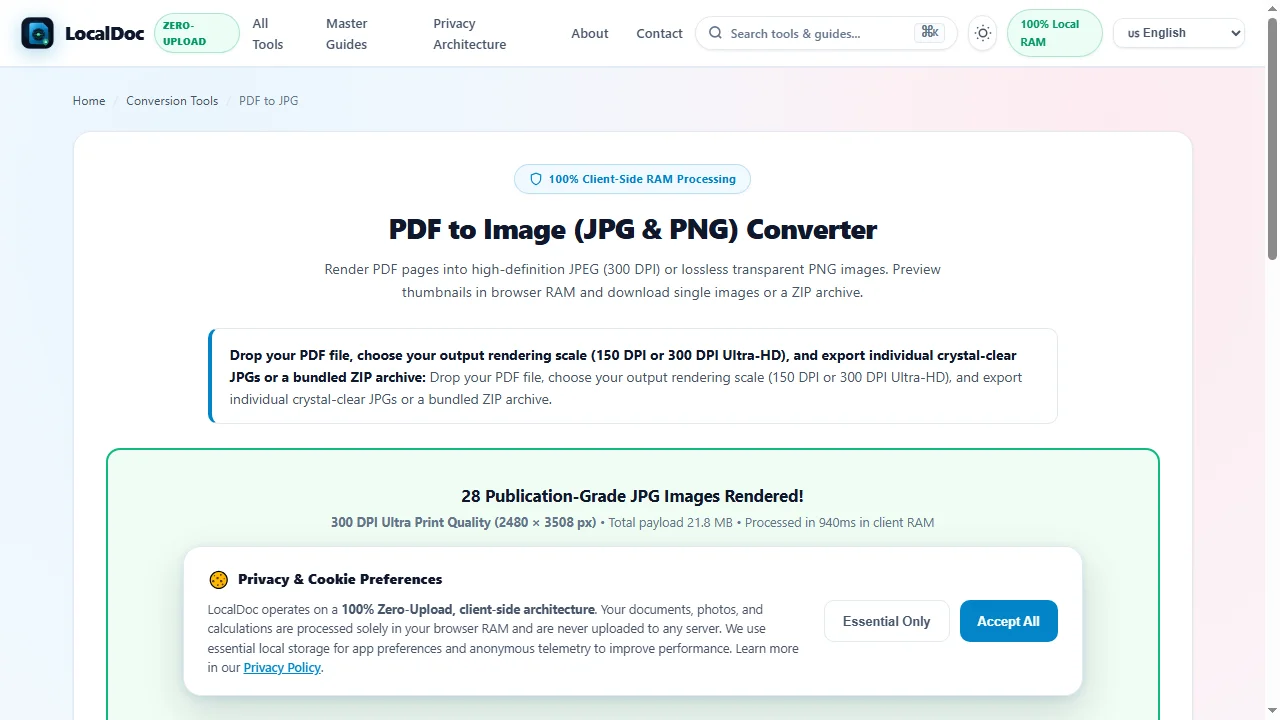 Download publication-grade JPEG images or consolidated ZIP archive